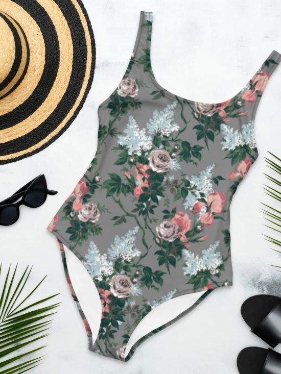 Rory J'Adore Bella Roses One-Piece Swimsuit | Pinup Couture Swim