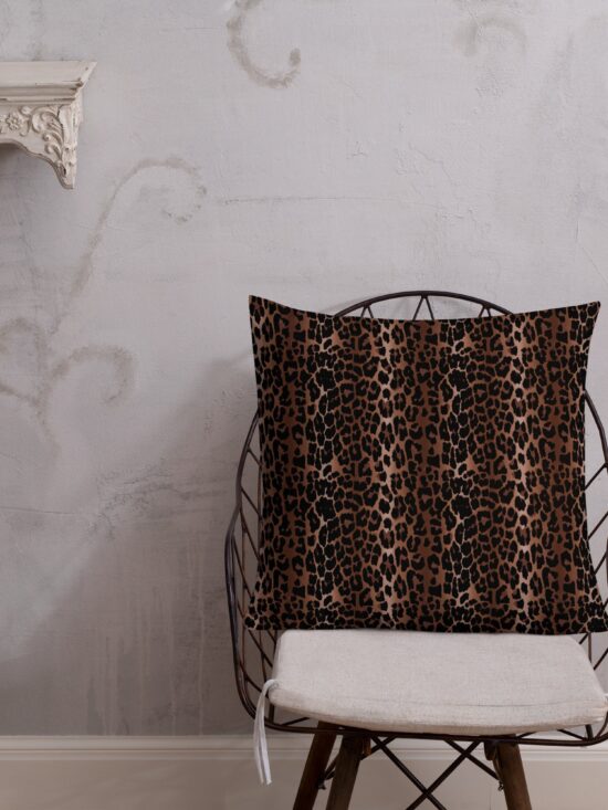 OG Leopard Print Premium Decorative Throw Pillow | 3 Sizes | Pinup Couture Home